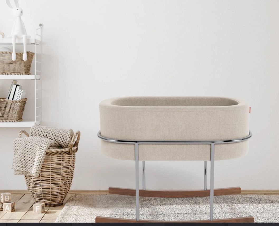 Monte Rockwell Bassinet, Dune/chrome