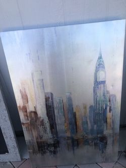 New York wall art canvas set