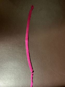 Magenta friendship bracelet