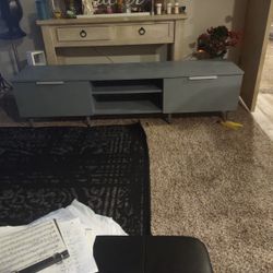 Gray TV Stand
