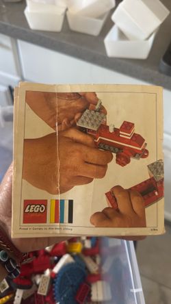 1977 vintage Legos no box only Legos and vintage book