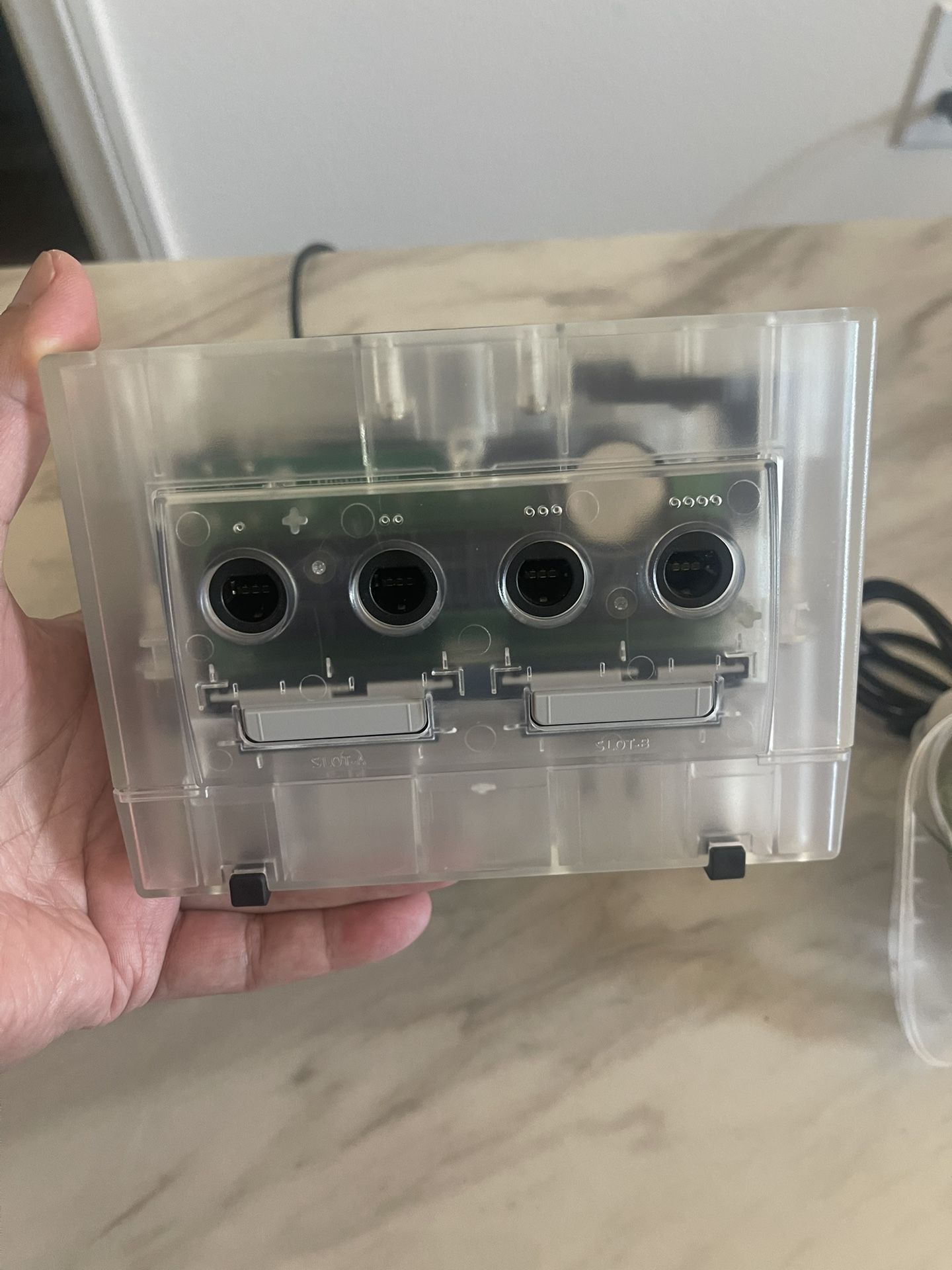 GameCube (Modded)  Transparent Shell  With The Most Popular Games And Retro Emulators 