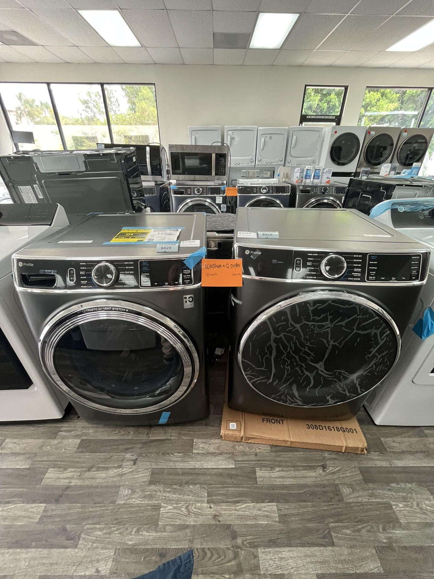 Now Only $1658 (Was $1898) GE Profile Washer & Gas Dryer Set Now Only