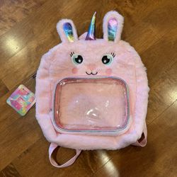 New Kids Bunny Unicorn Backpack Shipping Avaialbe 