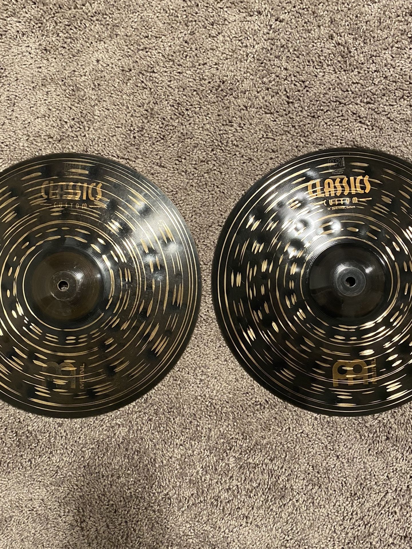 Meinl 14” Classics Custom Dark Hi Hat Cymbals