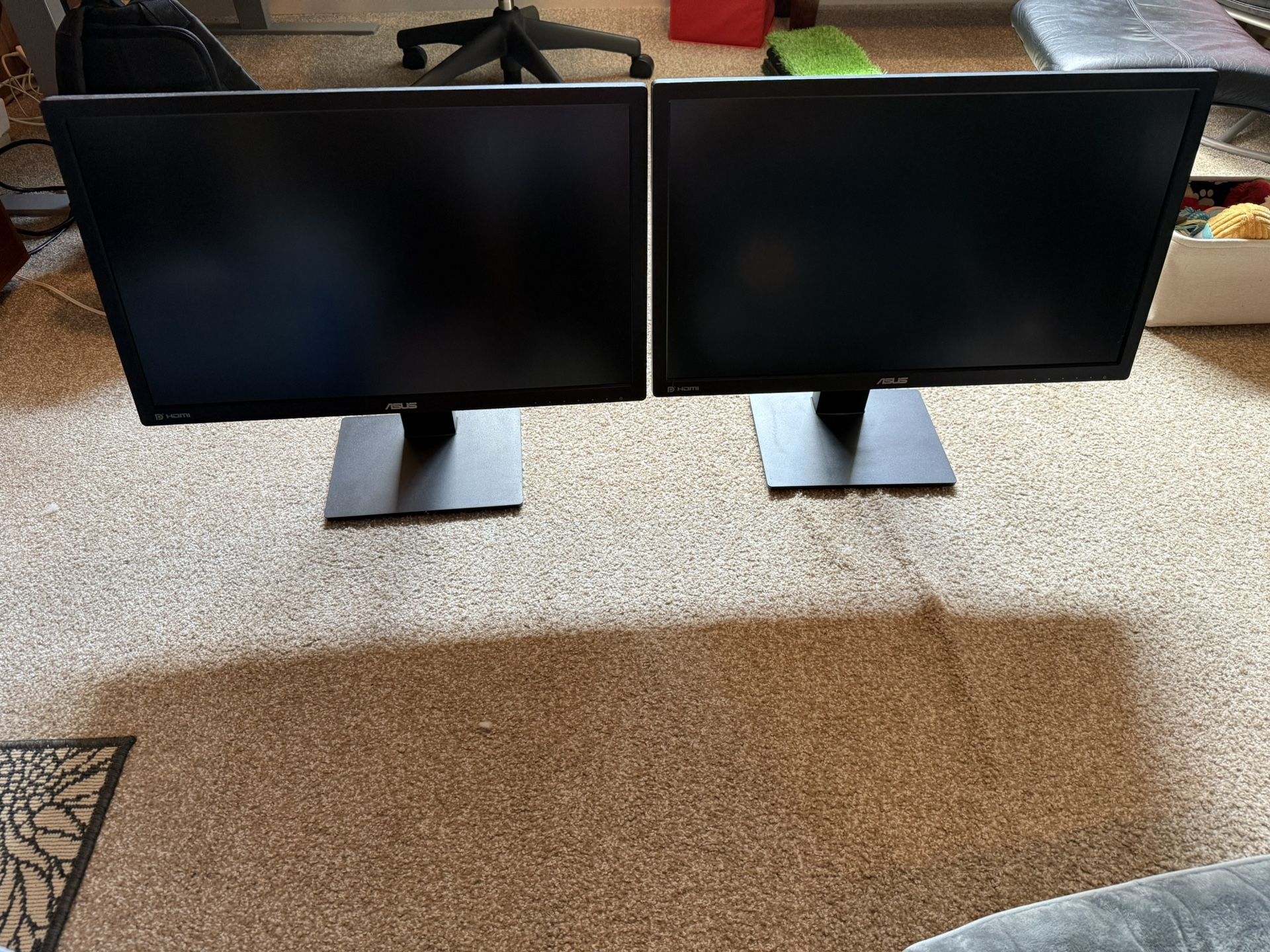 Two Asus P278Q 27” Monitors