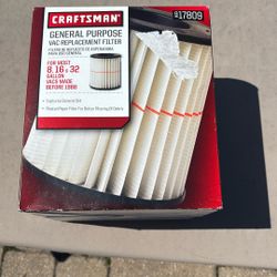 Craftsman Wet/ Dry Vacuum Filter