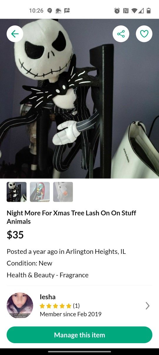 Nightmare Before Christmas Christmas Tree Lach One, Even Works On Dining Chairs