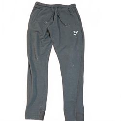 Gymshark Joggers Mens Size XS Black Slim Fit Athletic Sweatpants Drawstring Logo