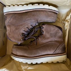 Red Wing Women Traction Tred Lite 6" Boots Size 6 D Waterproof Safety Toe 2444