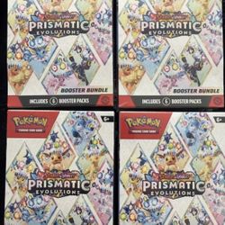Pokémon Prismatic Evolution Lot Of 4