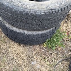 Tires for a truck