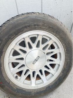LINCOLN WHEELS & TIRES SET