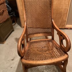 Lincoln Rocker - Cane Rocking Chair