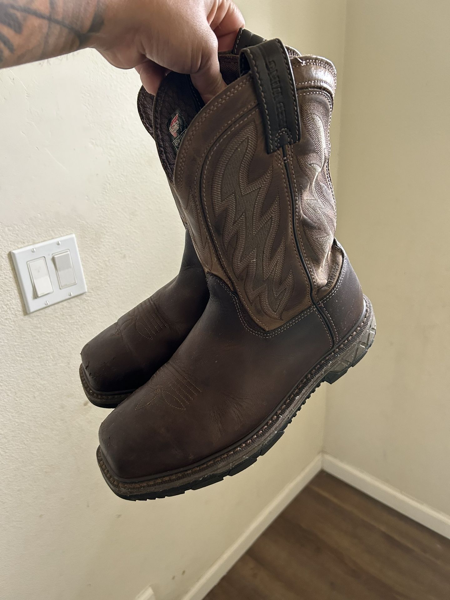 Cowboy Boots Steel Toe Redwings