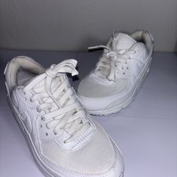 Nike Air Max 90s in all-white