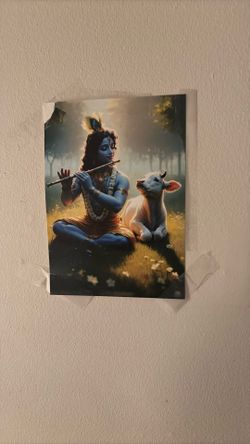Krishna Post Card. New Postcard. Made In the USA. 