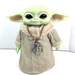 Star Wars The Child Baby Yoda The Mandalorian 12” Tall 