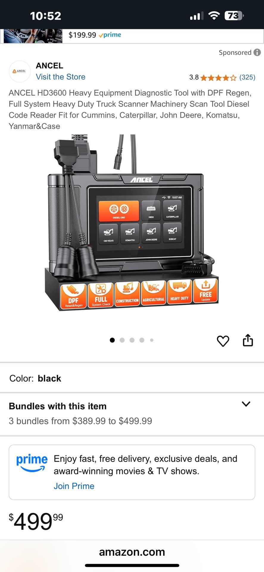 Truck And Heavy Equipment Scanner