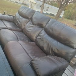 Leather Couch 