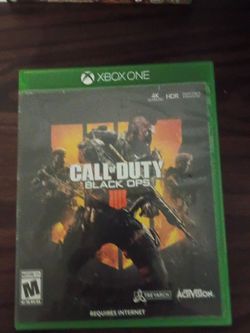 New call of duty Black ops game Xbox one