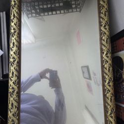 70s-80s Vintage Ornate Mirror