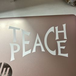 Teach Peace Vinyl Stickers