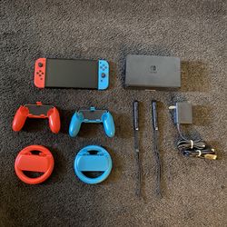 NINTENDO SWITCH OLED and Extras