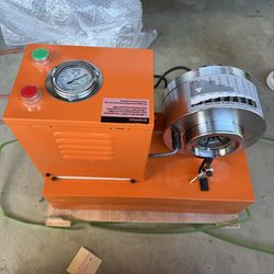 Electric Hydraulic Hose Crimper Tool with 8 Dies