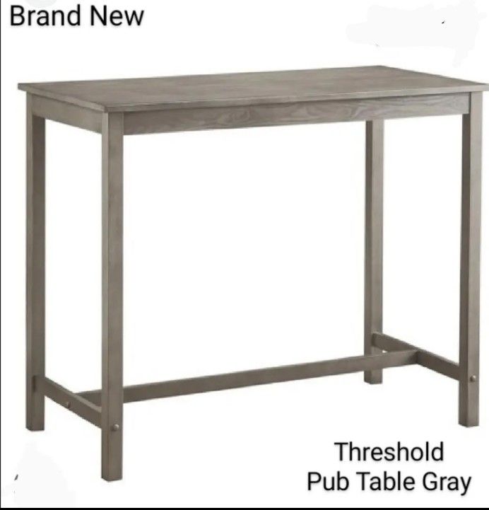 Brand New Threshold Pub Table Gray