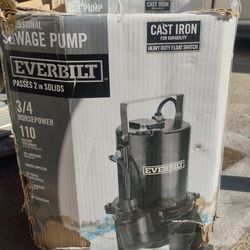 Sewage pump