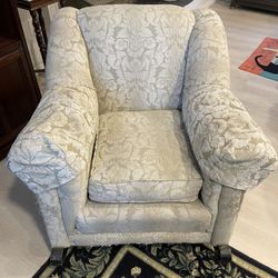 Antique Overstuffed Rocking Chair