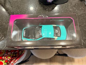 Jada Pink Slips Nissan GT-R R35 Liberty Walk LBWK Teal 1:18 Die-Cast