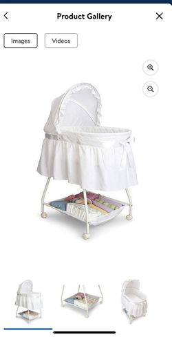 White Baby Bassinet