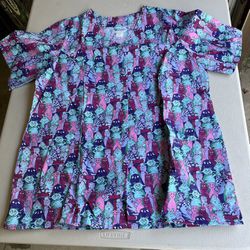 Woman’s Scrub Top Size Extra Large New