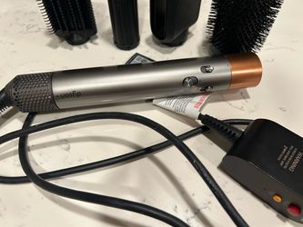 Dyson Airwrap Nickel/Copper + 4 Attachments - Great Condition