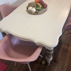 ✨ Modern Vintage Dining Table Set – Seats Up to 6 