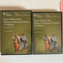 The Great Courses Great Minds Of The Western Intellectual Tradition 3rd Edition DVD 