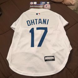 MLB Dodgers Dog Jersey Size L