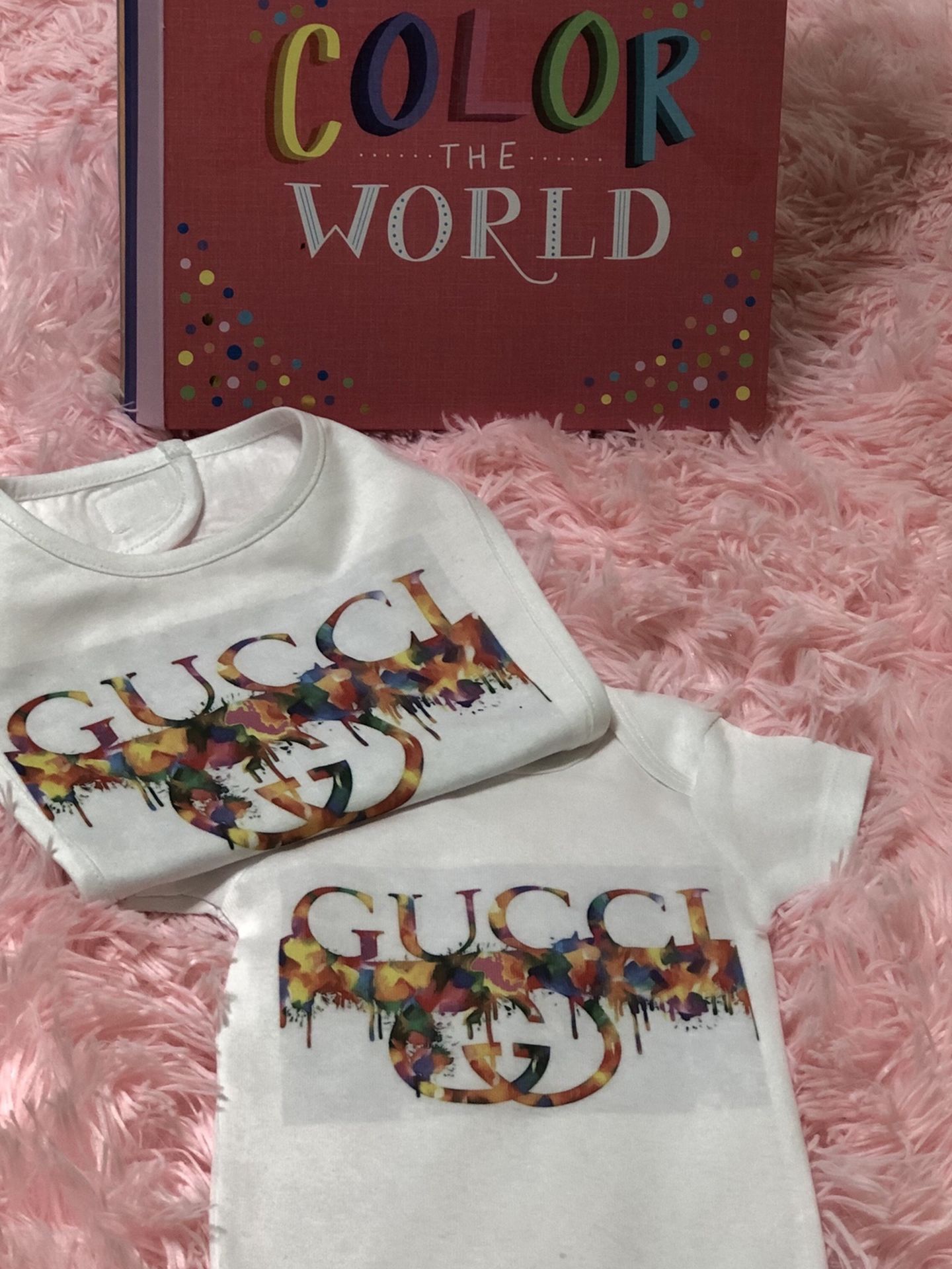 Customized Baby Onesie And Matching Bib