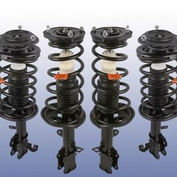 Mostplus Front & Rear Shocks Struts W/Coil Spring For 1993-02 Toyota Corolla Chevy Prizm
