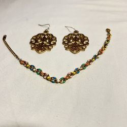 Set Earrings and Anklet $15.