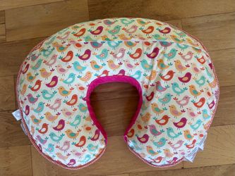 Boppy Nursing Pillow with Bird Print Cover
