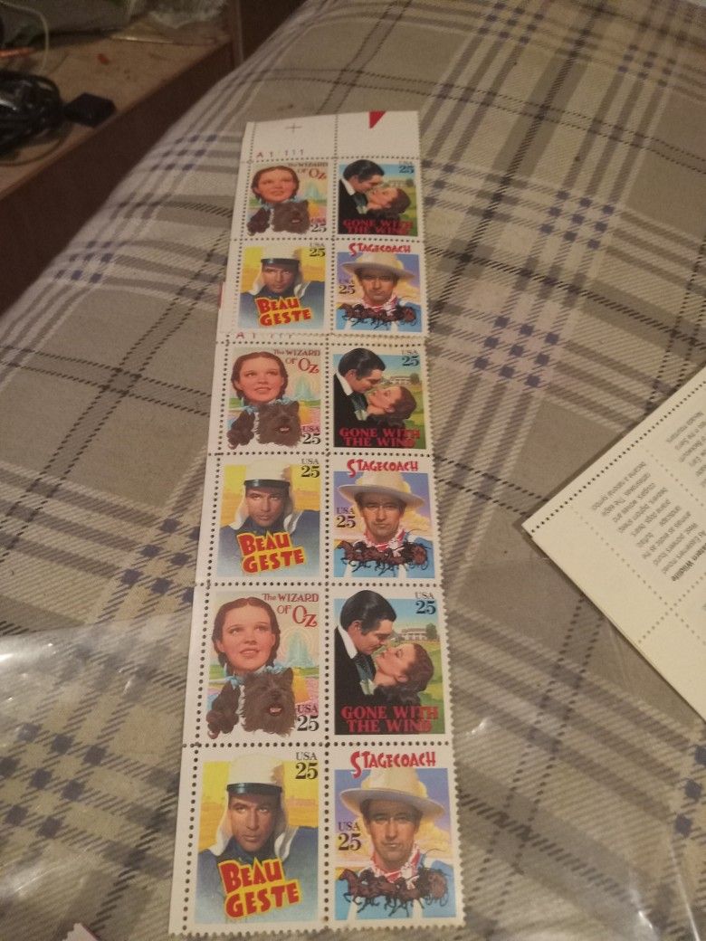Old Movie Stamps 