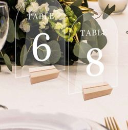 Custom table number