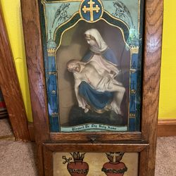 Antique Religious Wall Hanging 