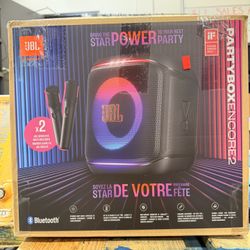 JBL PartyBox Encore 2 Bluetooth Speaker/Karaoke System Brand New In Box 