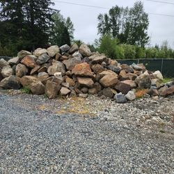 Rockery rock.