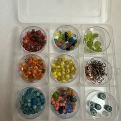 Bead Kit W/ Vintage Glass Beads PARTY GIFT