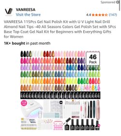 Gel nail polish kit  new  $35